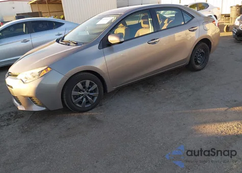 2014 Toyota Corolla Le from USA, damaged, VIN 2T1BURHE2EC047884